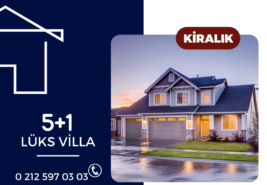 Arnavutköy Pegasus’da kiralık villa