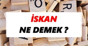 İskan ne demek?