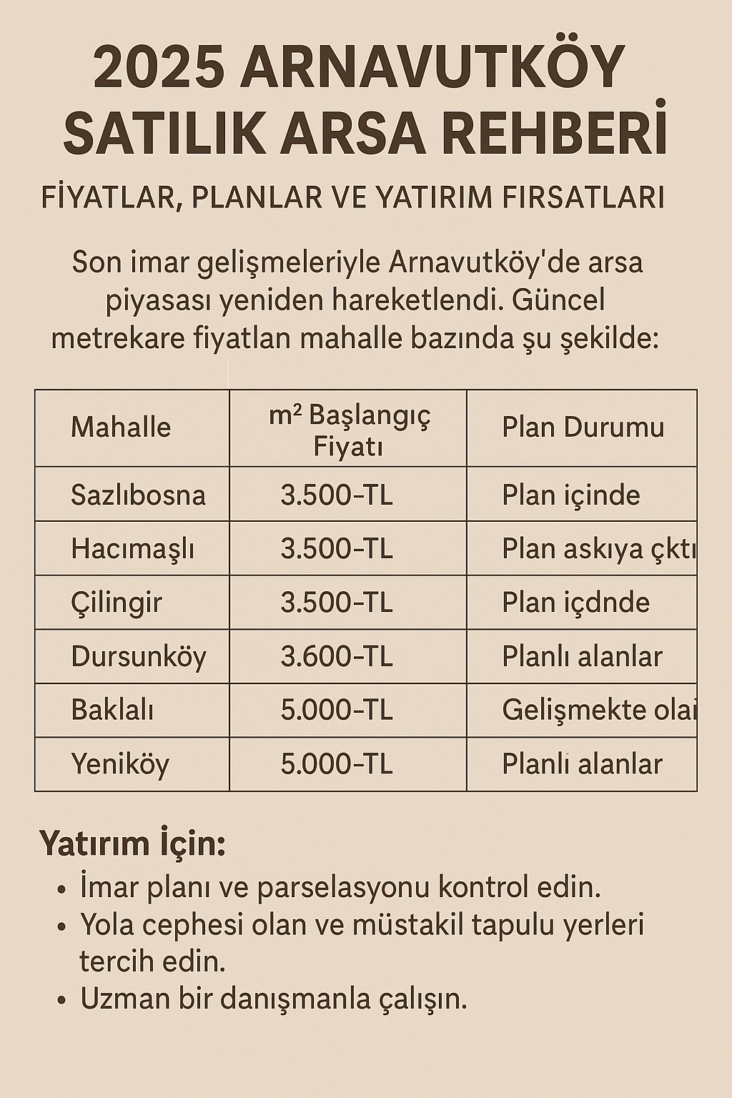 2025 Arnavutköy Satılık Arsa Rehberi: Fiyatlar, Planlar ve Yatırımcılar İçin Büyük Fırsatlar 1 arnavutkoy satilik arsa fiyat bilgisi