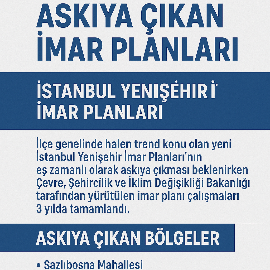 askiya cikan imar planlari