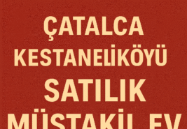 Çatalca Kestanelik Köyü Satılık Müstakil Ev